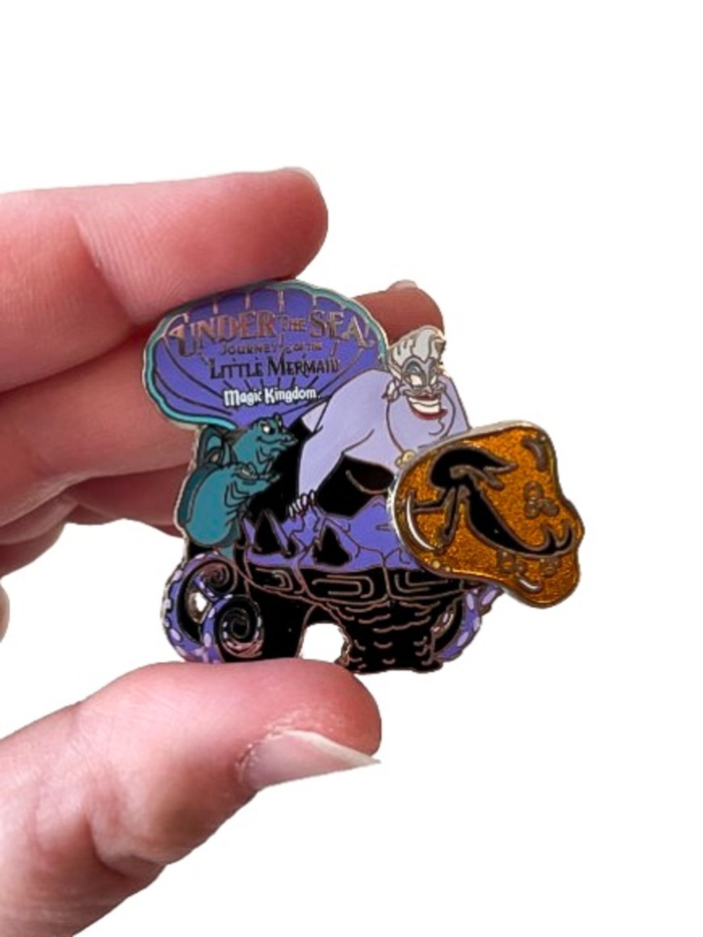 Disney Magic Kingdom Little Mermaid Ursula Enamel Pin - Under the Sea